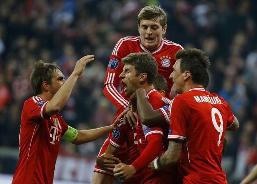 Mueller segna ancora: il Bayern si scatena, dopo lo svantaggio. Action Images